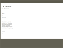Tablet Screenshot of leephemister.com